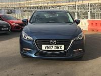 Used Mazda 3 121 HP (88 kW) 2017 Blue Hatchback