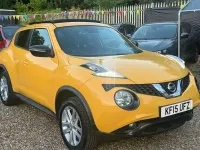 Used Nissan Juke Acenta Premium 117 HP (86 kW) 2015 Yellow SUV