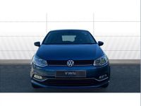 Used VW Polo Edition 90 HP (66 kW) 2017 Blue Hatchback