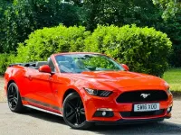 Used Ford Mustang Convertible 317 HP (233 kW) 2016 Orange Cabriolet