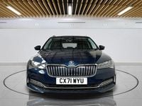Used Skoda Superb SE Technology 218 HP (160 kW) 2021 Blue Estate