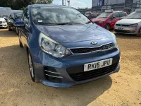 Used Kia Rio 2015 Blue Hatchback
