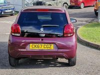 Used Peugeot 108 Allure 82 HP (60 kW) 2017 Mauve/purple Hatchback