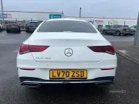 Used Mercedes CLA180 AMG Line Premium 136 HP (100 kW) 2020 White Coupe