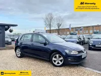 Used VW Golf VII Match 120 HP (88 kW) 2015 Blue Hatchback