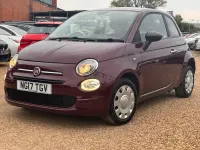 Used Fiat 500 Pop 69 HP (50 kW) 2017 Red Hatchback