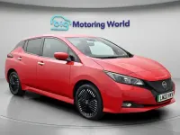 Used Nissan Leaf N-Connecta 160 kW (218 HP) 2022 Red Hatchback