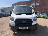 Used Ford Transit 130 HP (95 kW) 2021 White Cabriolet