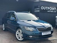 Used Skoda Superb Elegance 140 HP (102 kW) 2014 Blue Estate