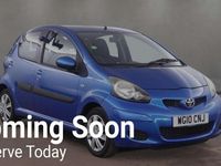 Used Toyota Aygo 67 HP (49 kW) 2010 Blue Hatchback