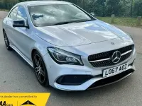 Used Mercedes CLA220 AMG line 177 HP (130 kW) 2017 Silver Coupe