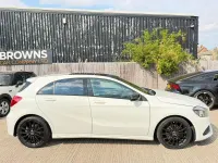 Used Mercedes A180 AMG line 109 HP (80 kW) 2016 White Hatchback