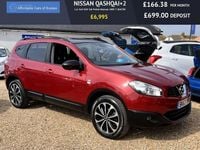 Used Nissan Qashqai +2 360º 117 HP (86 kW) 2014 Red SUV