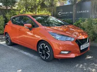 Used Nissan Micra Acenta 92 HP (67 kW) 2022 Orange Hatchback