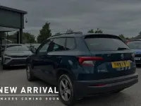 Used Skoda Karoq SE 113 HP (83 kW) 2019 Lava blue metallic SUV