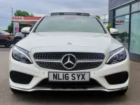 Used Mercedes C220 AMG Line Premium Plus 2016 White Sedan