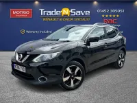 Used Nissan Qashqai N-Connecta 115 HP (84 kW) 2017 Black SUV