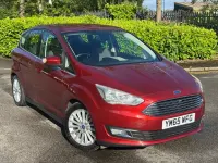 Used Ford C-MAX Titanium 150 HP (110 kW) 2016 Red MPV
