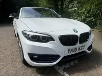 Used BMW 220 Sport Line 2018 White Cabriolet