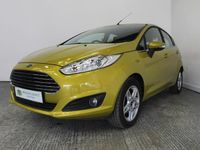 Used Ford Fiesta Zetec 105 HP (77 kW) 2013 Yellow Hatchback