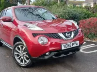 Used Nissan Juke Tekna 110 HP (80 kW) 2018 Red SUV