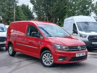 Used VW Caddy Highline 102 HP (75 kW) 2017 Red MPV