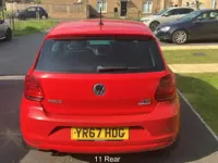 Used VW Polo Beats 90 HP (66 kW) 2017 Red Hatchback