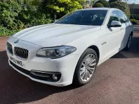 Used BMW 518 Luxury Line 143 HP (105 kW) 2014 White Sedan