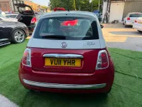 Used Fiat 500 Pop 69 HP (50 kW) 2011 White/red Hatchback