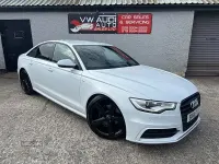 Begagnad Audi A6 Black Edition 190 HK (139 kW) 2014 Vit Sedan