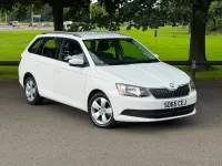 Used Skoda Fabia SE 2015 White Estate