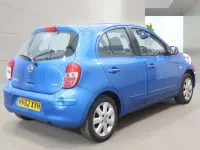 Used Nissan Micra Acenta 80 HP (58 kW) 2012 Blue Hatchback