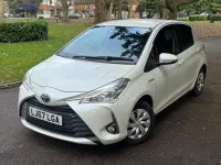 Used Toyota Vitz 2025 White Hatchback