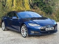 Used Tesla Model S Performance 355 kW (483 HP) 2015 Blue Hatchback