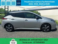 Used Nissan Leaf N-Connecta 110 kW (150 HP) 2018 Silver Hatchback