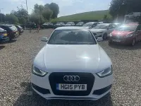 Used Audi A4 Black Edition 177 HP (130 kW) 2015 White Sedan