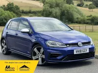 Used VW Golf VII R 310 HP (228 kW) 2018 Blue Hatchback