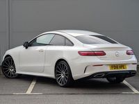 Used Mercedes E220 AMG line 2018 White Coupe