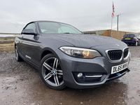 Used BMW 218 Sport Line 150 HP (110 kW) 2015 Grey Cabriolet