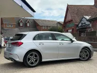 Used Mercedes A180 AMG line 116 HP (85 kW) 2018 Silver Hatchback