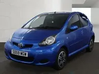 Used Toyota Aygo 67 HP (49 kW) 2009 Blue Hatchback