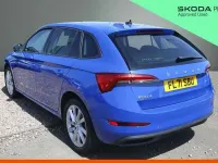 Used Skoda Scala SE L 108 HP (79 kW) 2021 Blue Hatchback