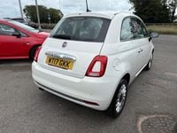 Used Fiat 500 Lounge 69 HP (50 kW) 2017 White Hatchback
