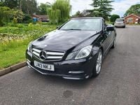 Used Mercedes E250 2013 Black Cabriolet