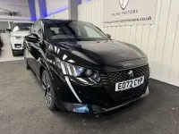 Used Peugeot 208 GT-line 100 HP (73 kW) 2022 Black Hatchback