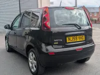 Used Nissan Note N-TEC 110 HP (80 kW) 2009 Black Hatchback