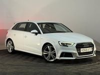 Used Audi A3 S-Line 150 HP (110 kW) 2019 White Sedan