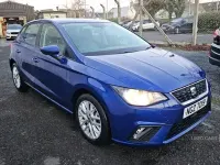 Used Seat Ibiza SE Technology 80 HP (58 kW) 2019 Blue Hatchback