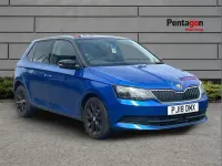 Used Skoda Fabia Colour Edition 94 HP (69 kW) 2018 Blue Hatchback