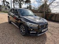Used BMW X1 xLine 192 HP (141 kW) 2017 Black with black leather trim SUV